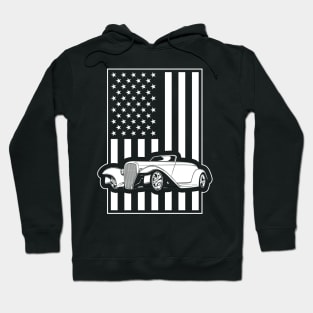 Hot Rod American Pride Flag Hoodie